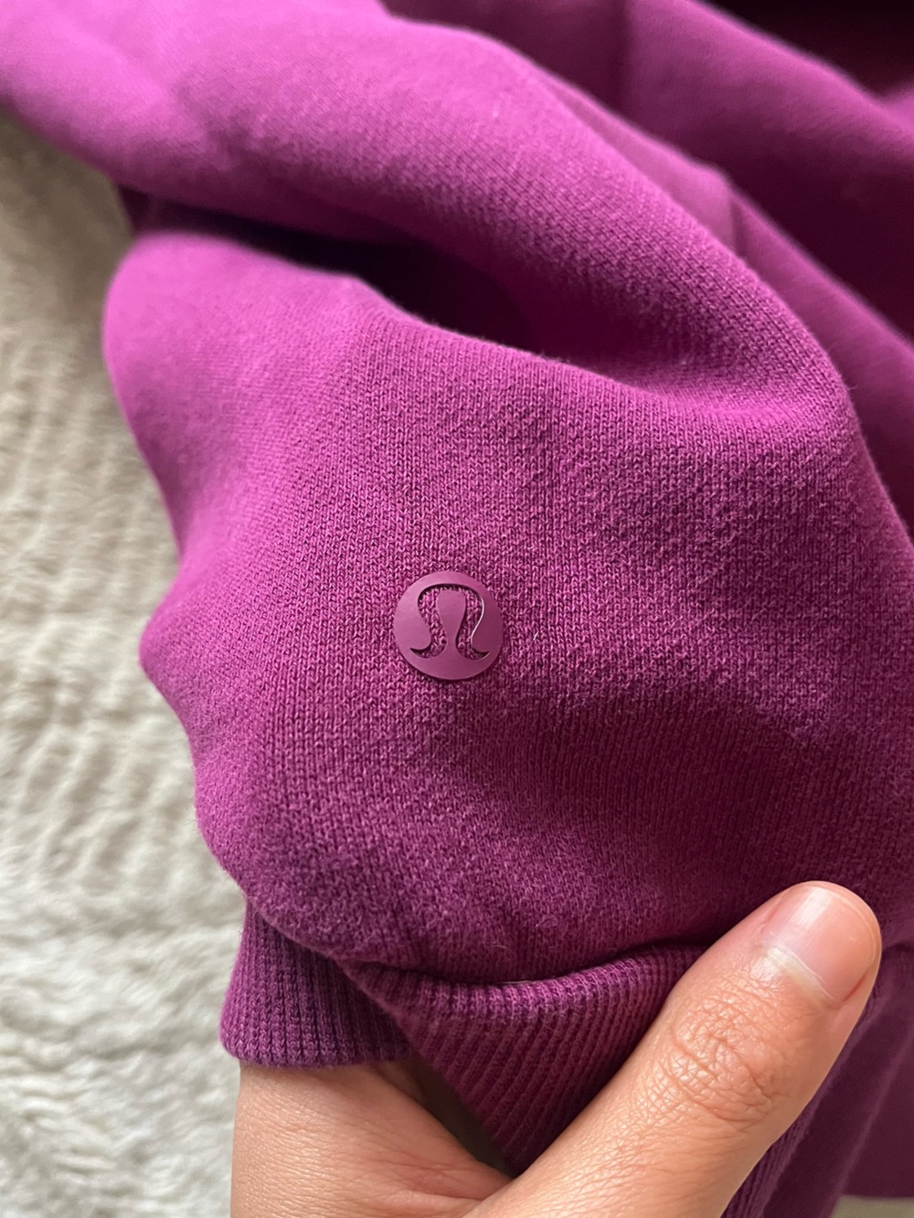 Lululemon athletica Women’s Hoodie Sweater in Magenta (Rare)